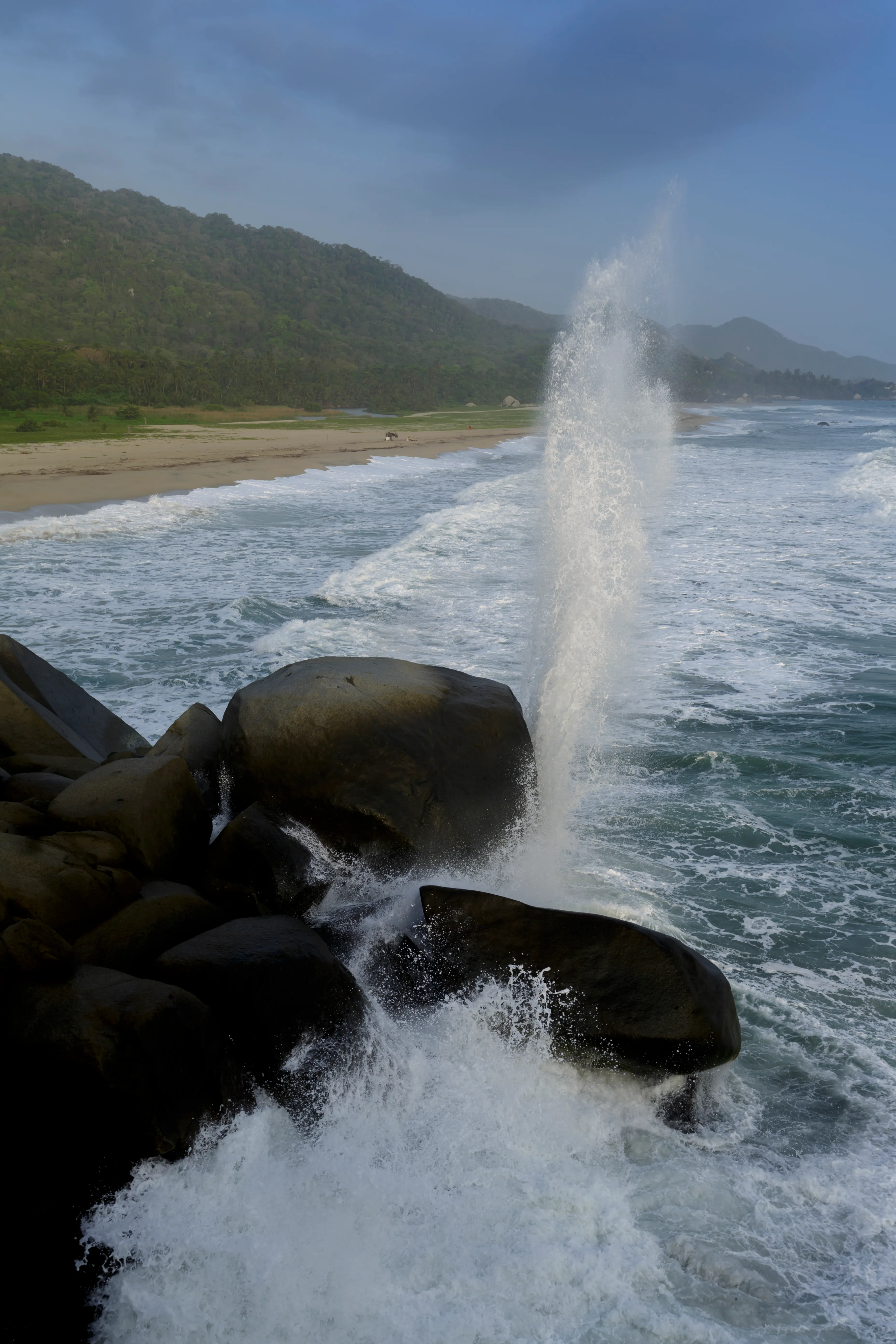 Beach of the Parque Nacional Natural Tayrona